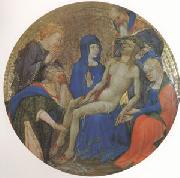 School of Paris or Dijon La Petite Pieta Ronde (Lamentation for Christ) (mk05) oil painting reproduction